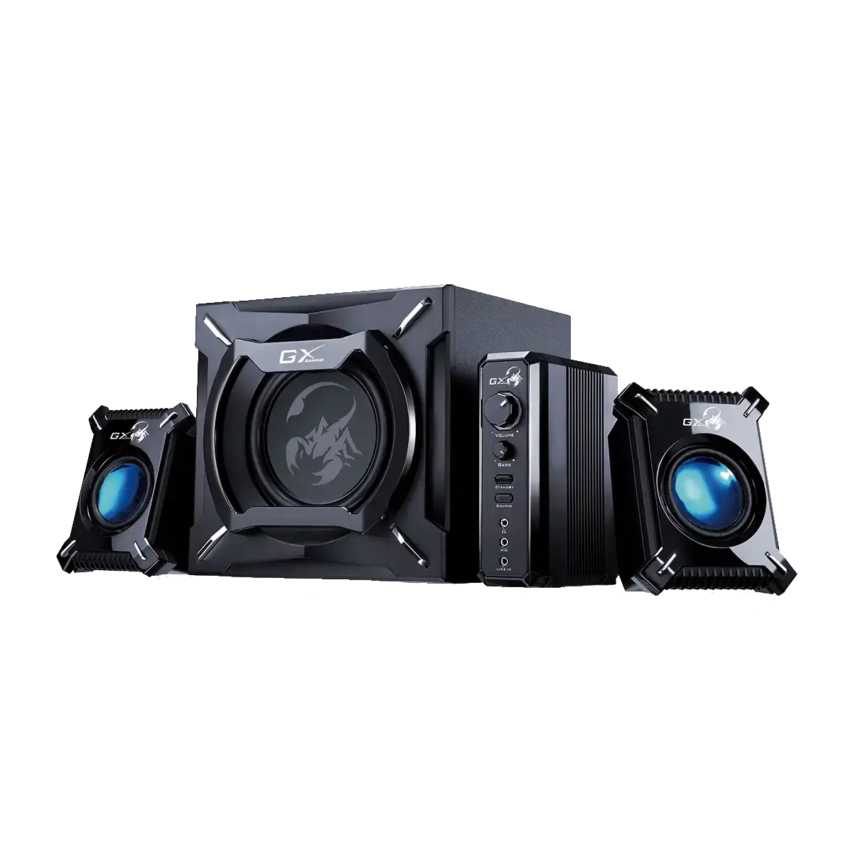 Genius SW-G2.1 1200 Gaming Speaker Black/Blue
