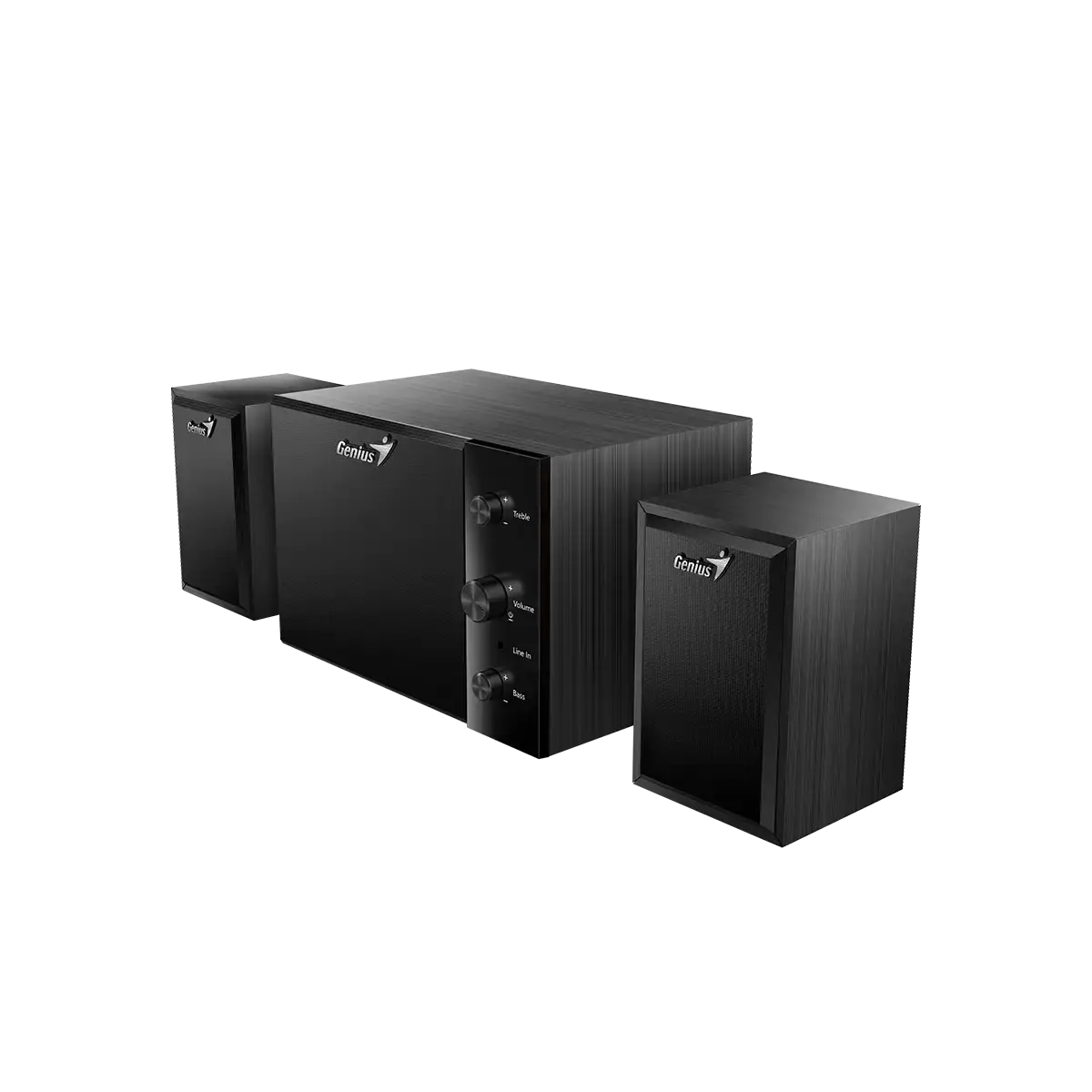 Genius SW-2.1 350 Hi-Fi Speaker Black Wood
