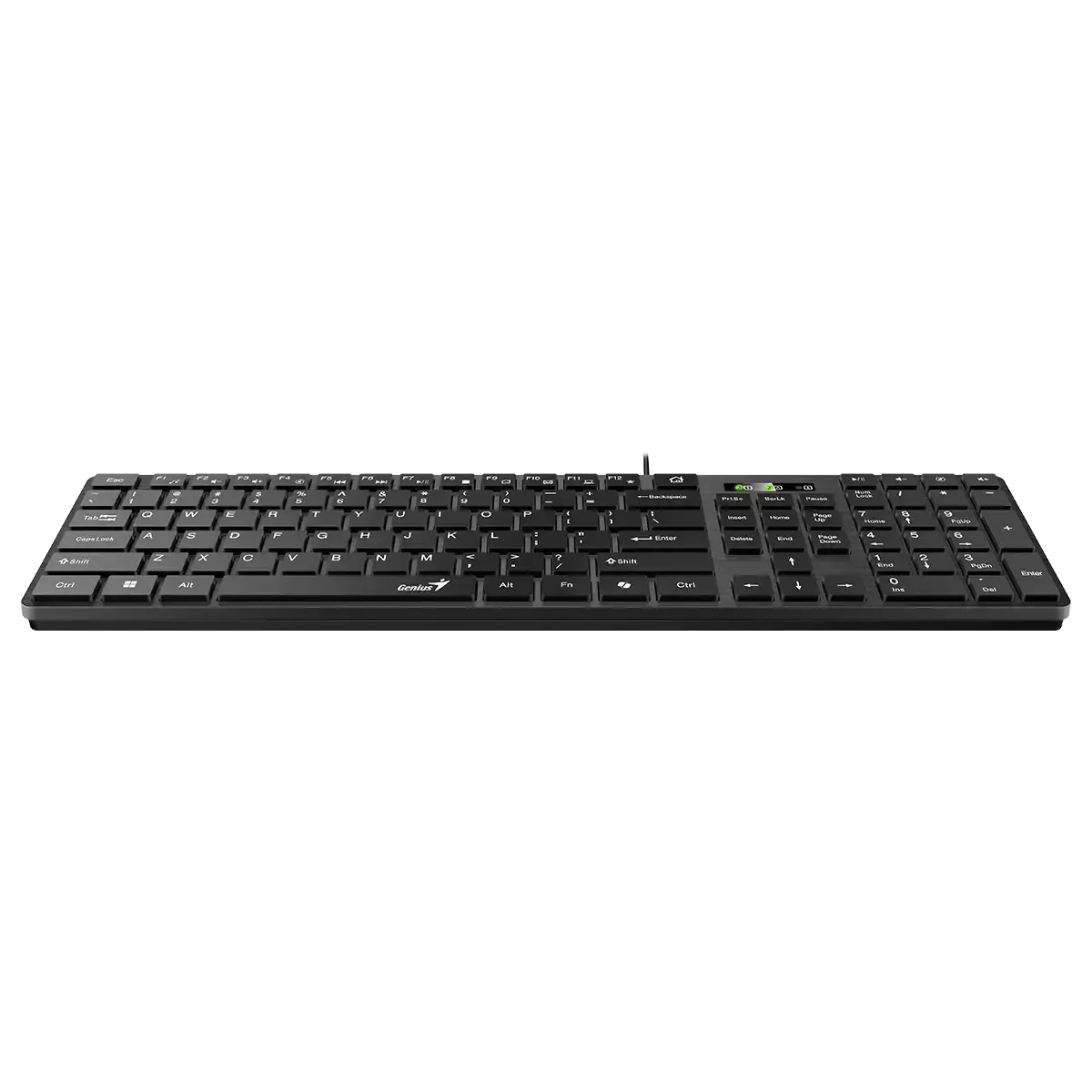 Genius SlimStar 126 Keyboard, Black