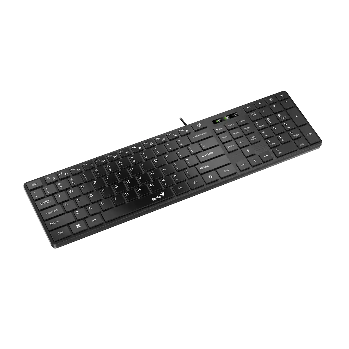 Genius SlimStar 126 Keyboard, Black