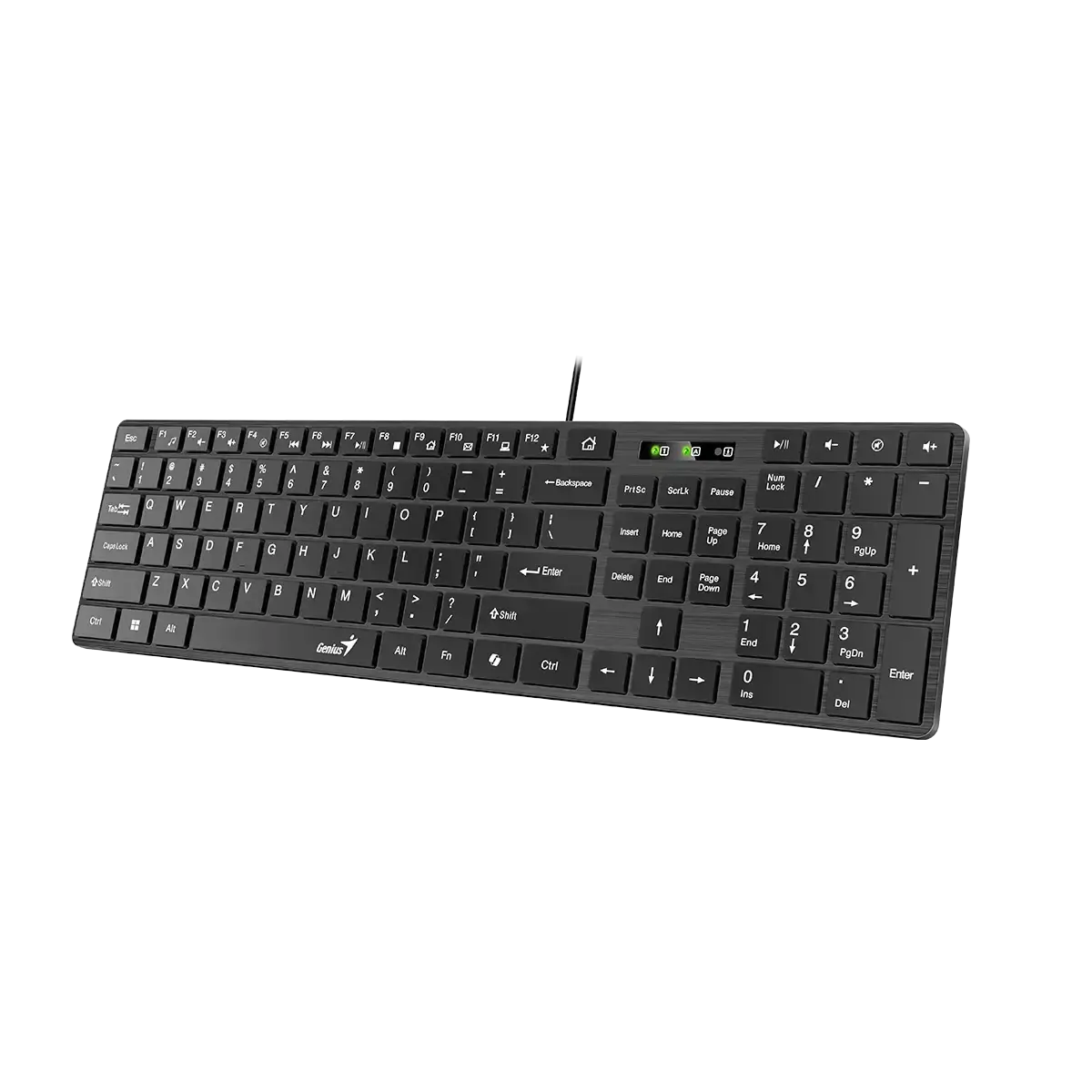 Genius SlimStar 126 Keyboard, Black