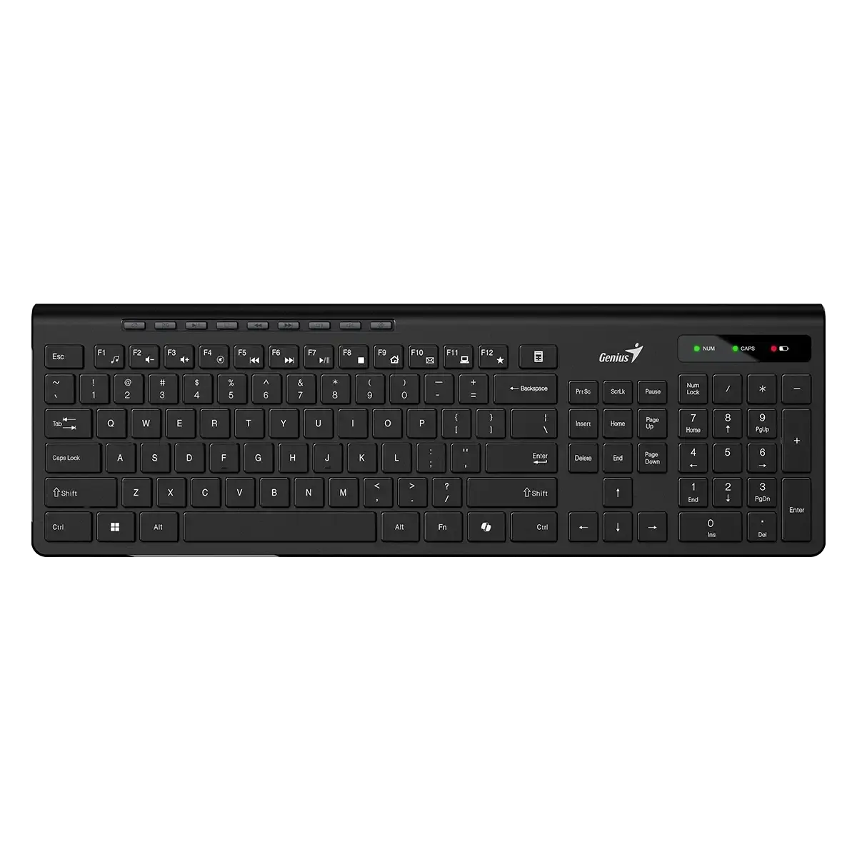 Genius SlimStar 7230 Keyboard, Black
