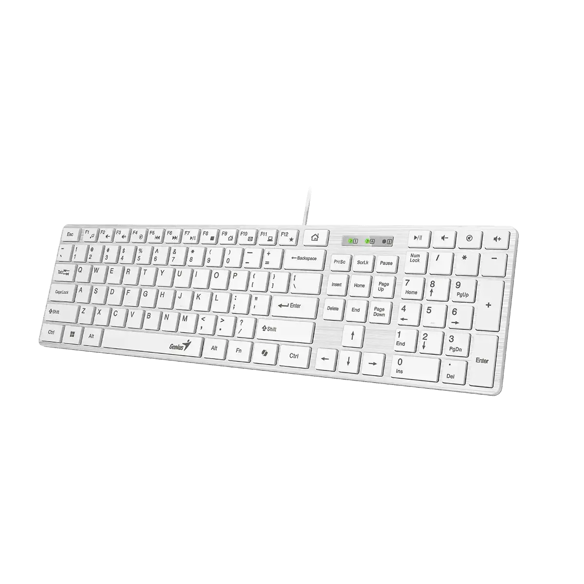 Genius SlimStar 126 Keyboard, White