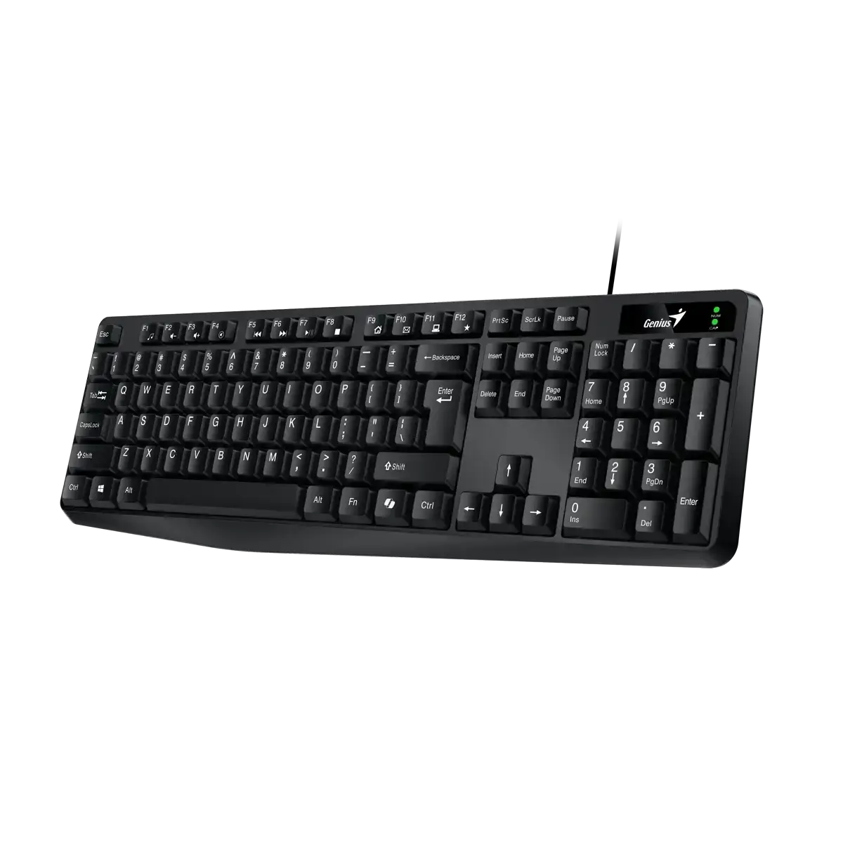 Genius KB-117 Keyboard, Black