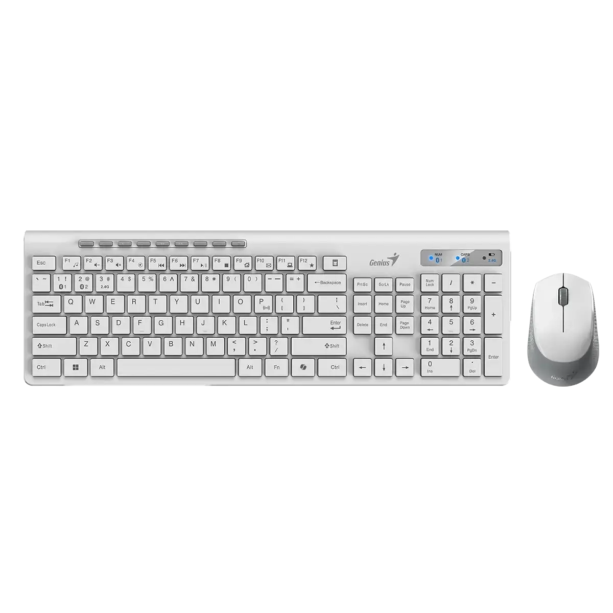 Genius SlimStar 8230 Keyboard, + Mouse (Combo) White