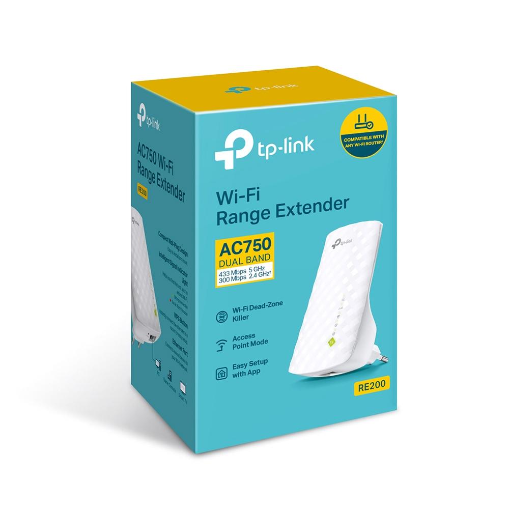 TP-Link RE200, AC750 Wi-Fi Range Extender