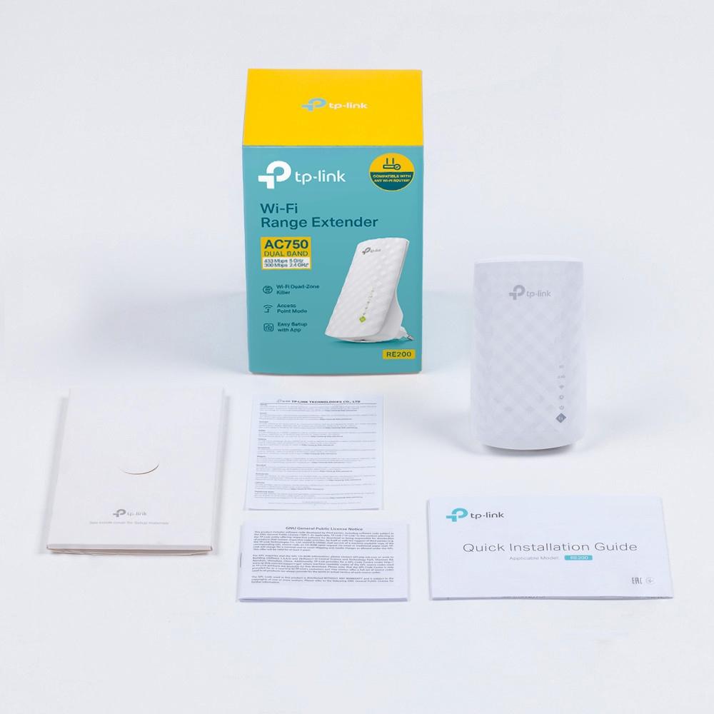 TP-Link RE200, AC750 Wi-Fi Range Extender