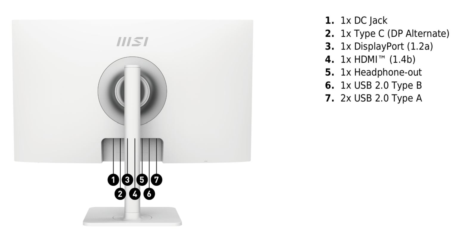 MSI Modern MD272XPW Monitor 27"