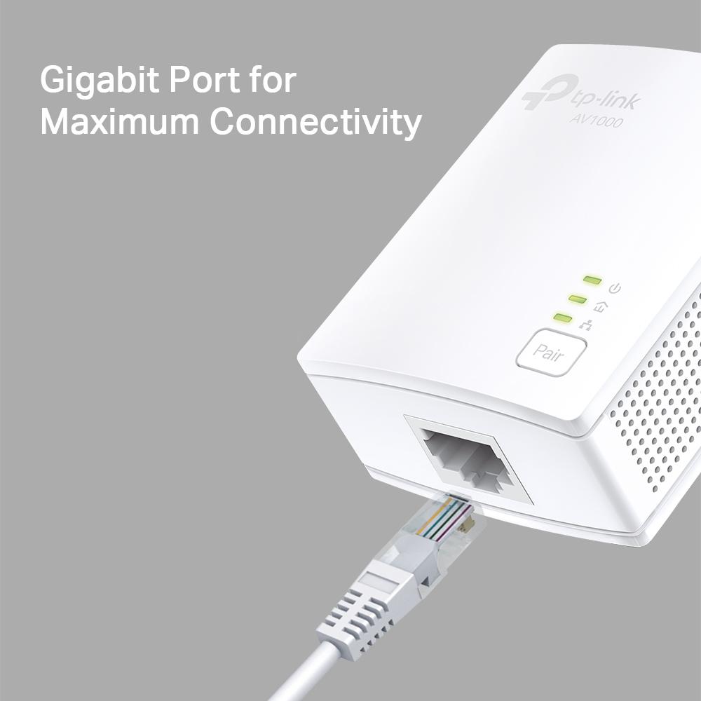 TP-Link TL-PA7017 KIT, AV1000 Gigabit Powerline Starter Kit