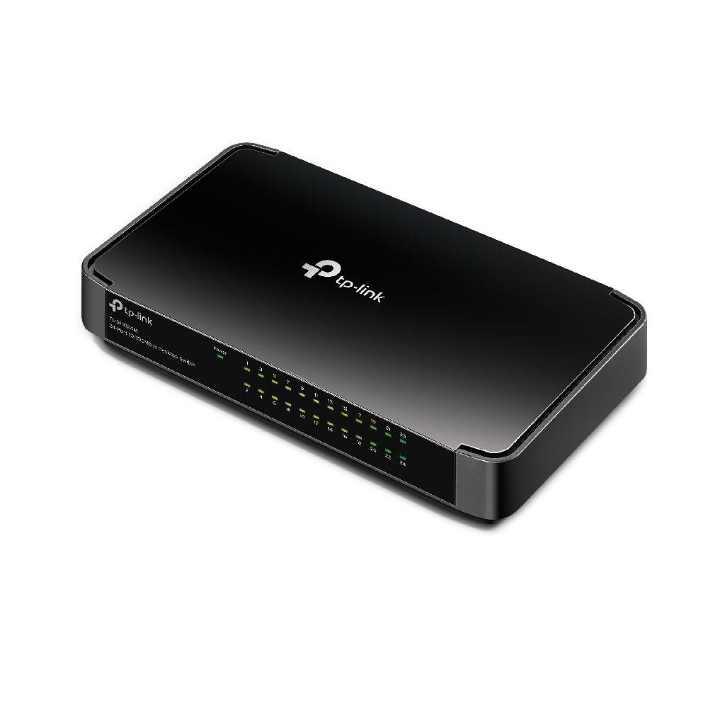 TP-Link TL-SF1024M, 24-Port 10/100Mbps Desktop Switch