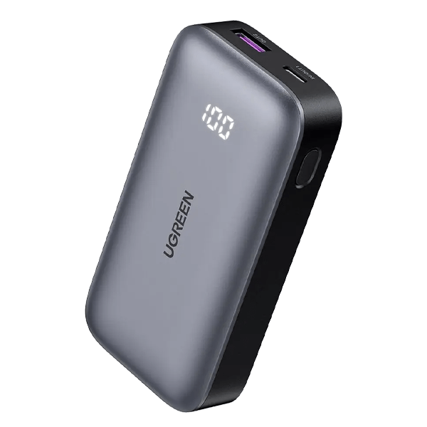 UGREEN, 25185, Power Bank, Nexode, 10000mAh, USB Type-C, USB, Grey
