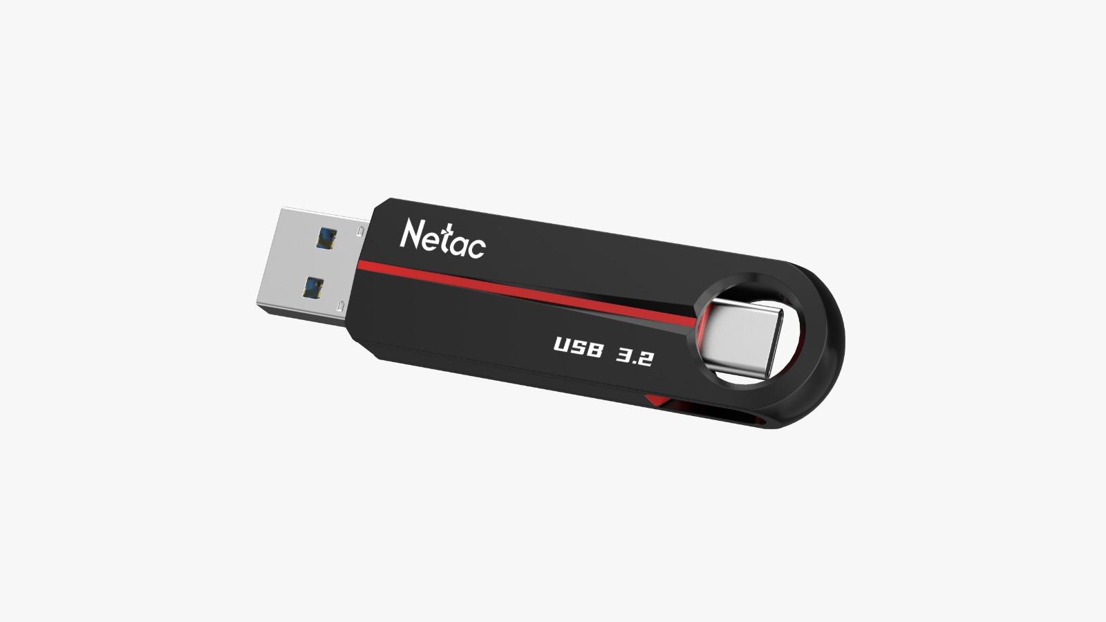 NETAC US18, 256GB, USB 3.2 + TypeC