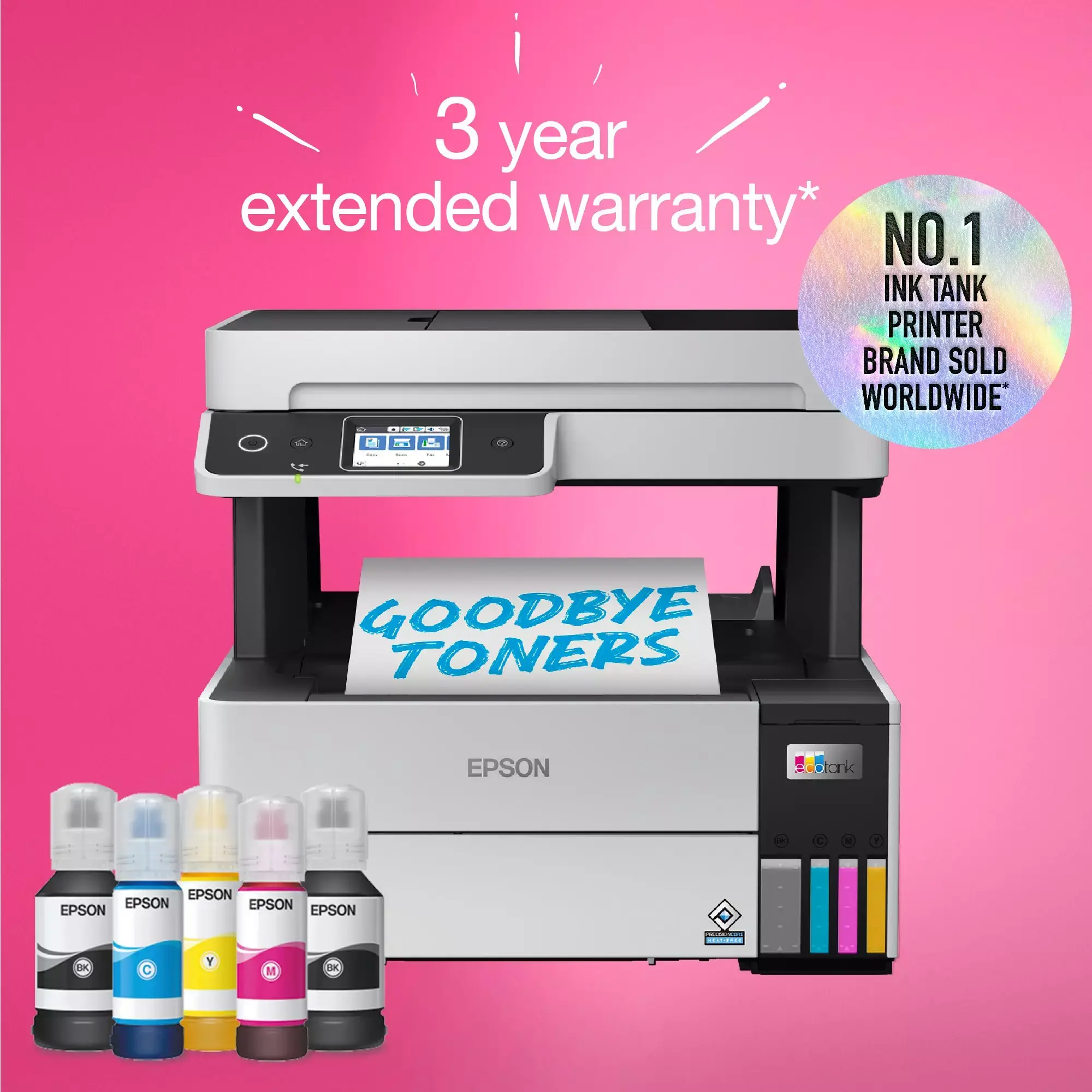 Epson EcoTank L6490 A4 ფერადი მულტიფუნქციური WiFi პრინტერი