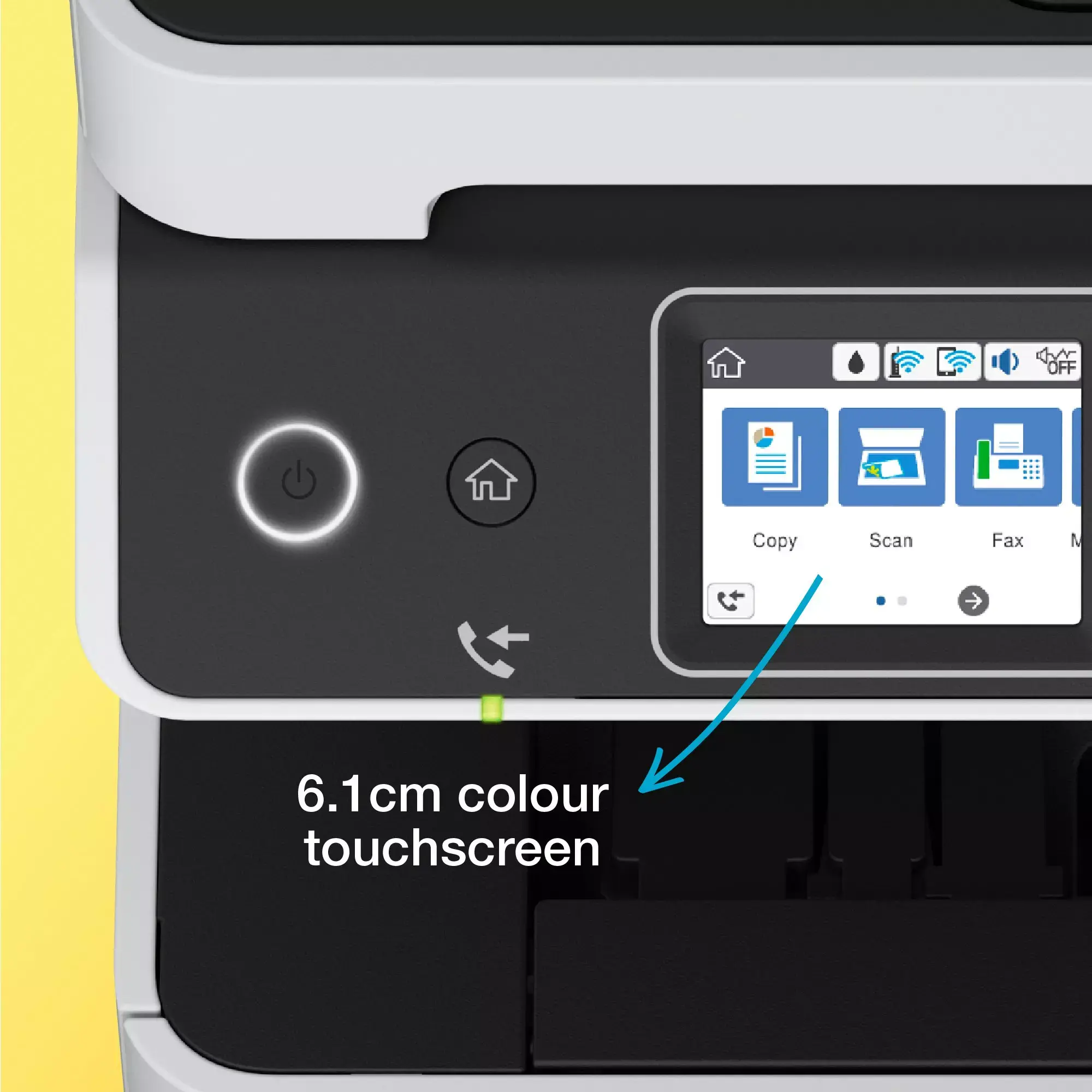 Epson EcoTank L6490 A4 ფერადი მულტიფუნქციური WiFi პრინტერი