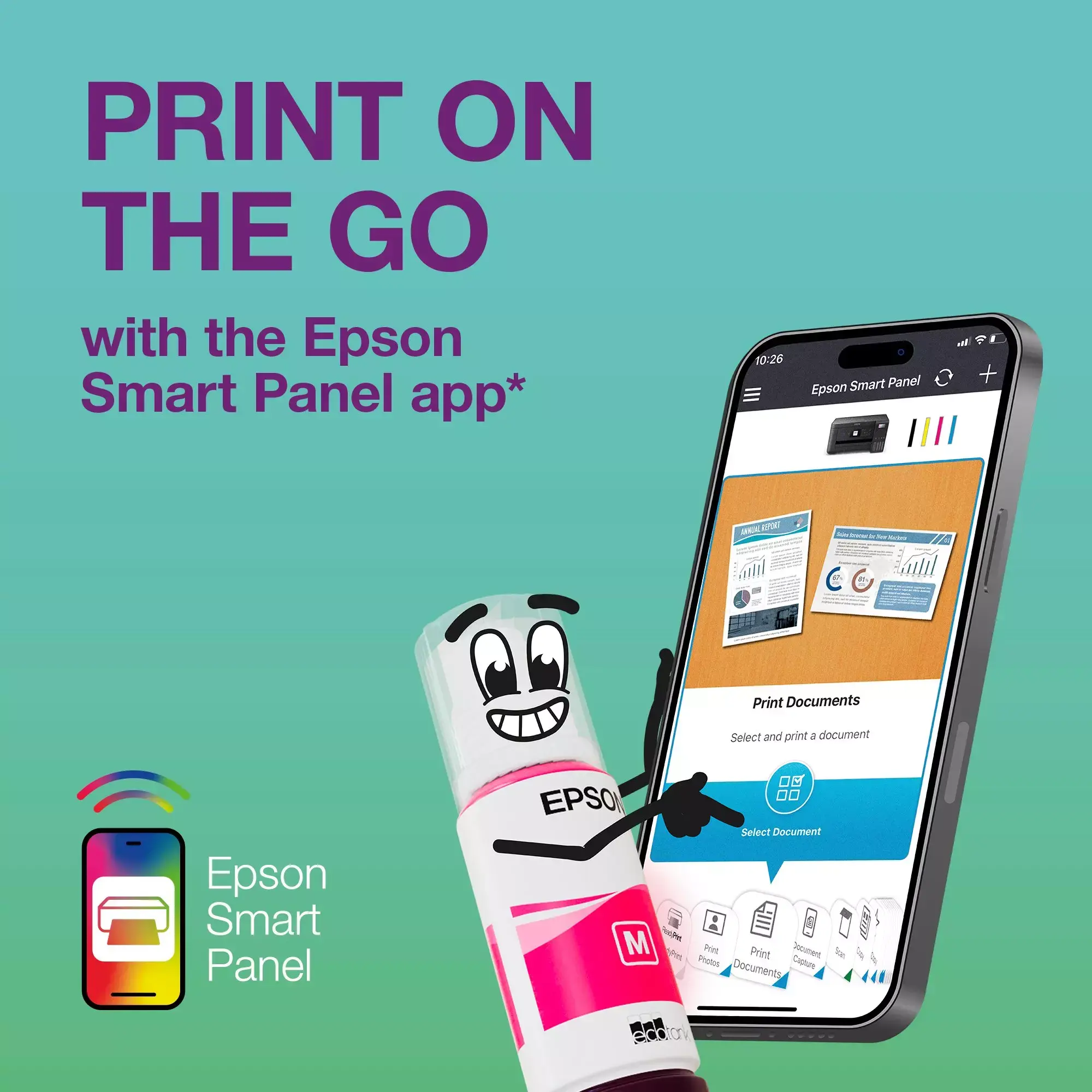 Epson EcoTank L6490 A4 ფერადი მულტიფუნქციური WiFi პრინტერი