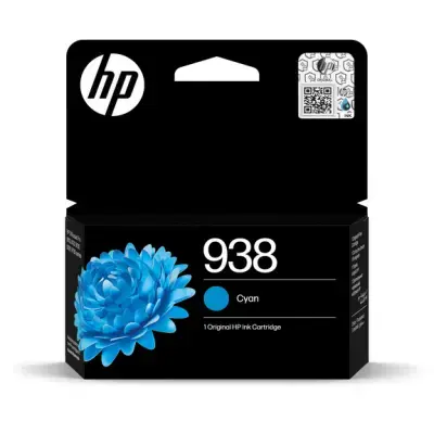 HP 938 Cyan Original Ink Cartridge 4S6X5PE