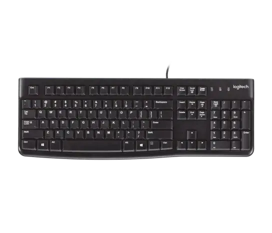 Logitech K120 Keyboard, Black