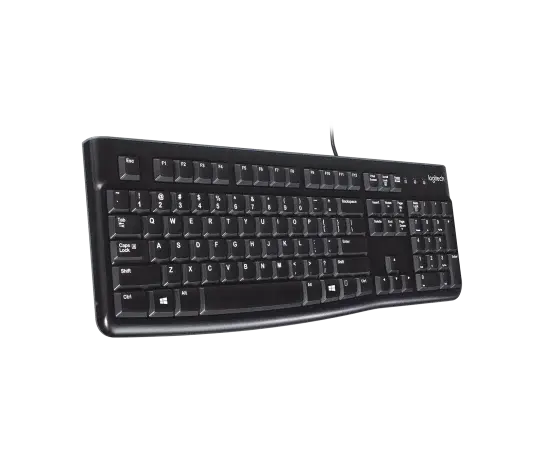 Logitech K120, (EN) Keyboard Black