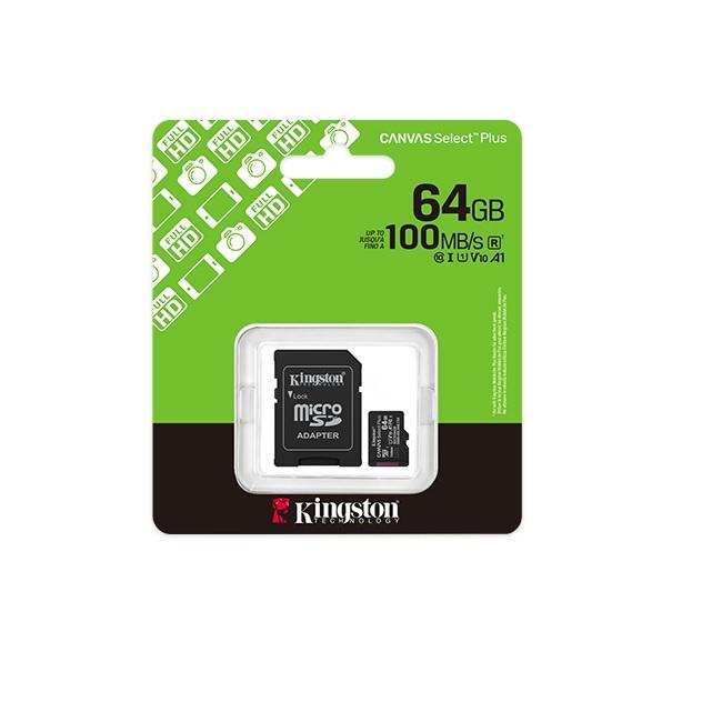 Kingston SDCS3, 64GB, Canvas Select Plus Memory Card