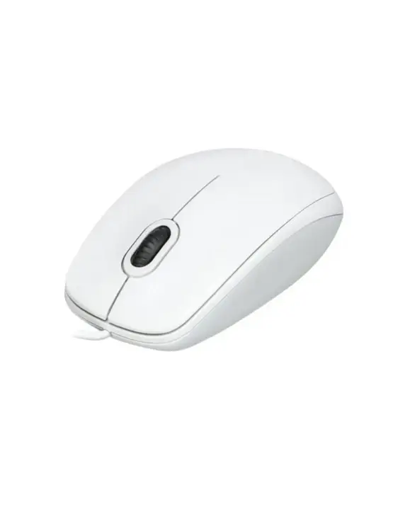 Logitech B100 Mouse, White