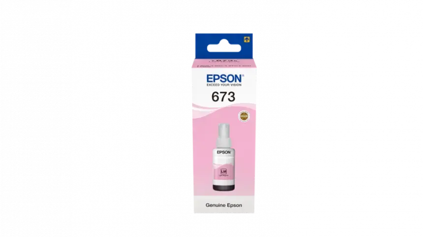 Epson 673 Light Magenta ink bottle C13T67364A