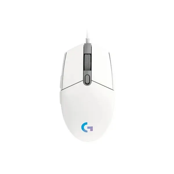 Logitech G203 Mouse, (RGB) White