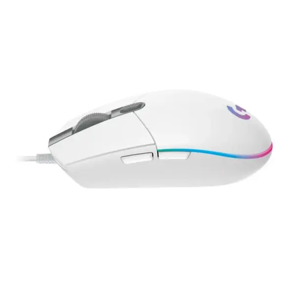 Logitech G203 Mouse, (RGB) White