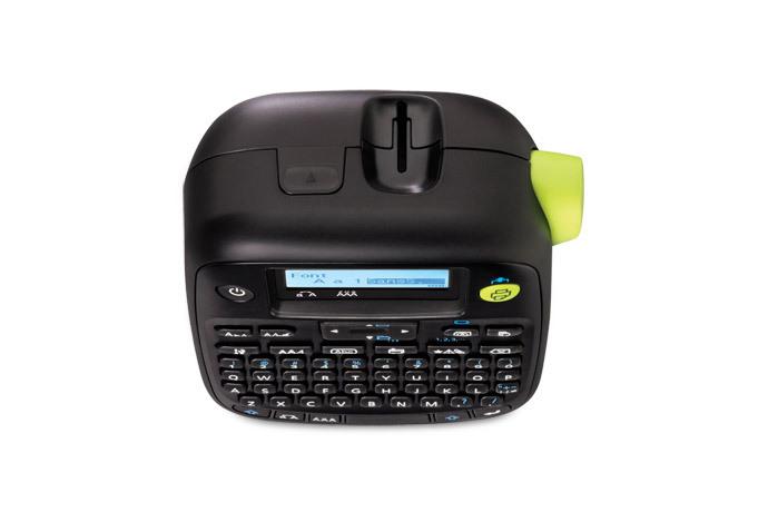 Epson LabelWorks LW400 Printer, portable, 6-18mm Tape, 4 Lines 9mm print, Backlit LCD, 6xAA (Label LK-5WBW)
