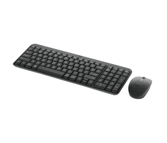 Logitech MK250 Compact Keyboard, + Mouse (Combo) Graphite