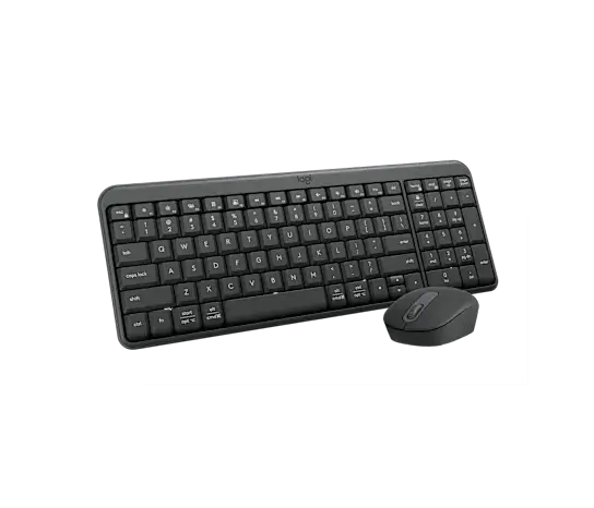 Logitech MK250 Compact Keyboard, + Mouse (Combo) Graphite