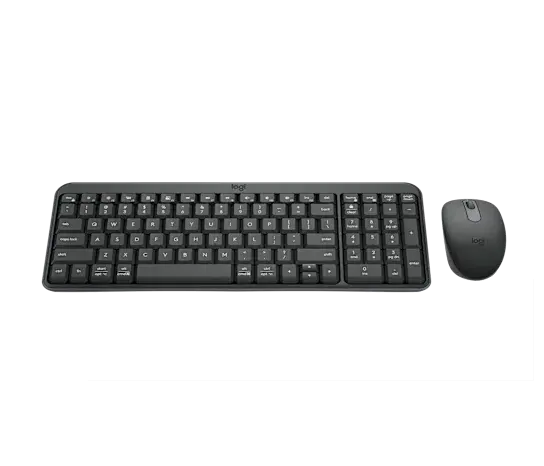 Logitech MK250 Compact Keyboard, + Mouse (Combo) Graphite
