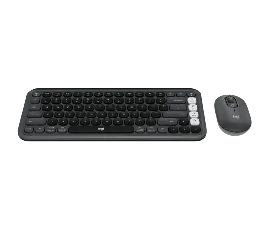 Logitech POP Icon Keyboard, + Mouse (Combo) Graphite