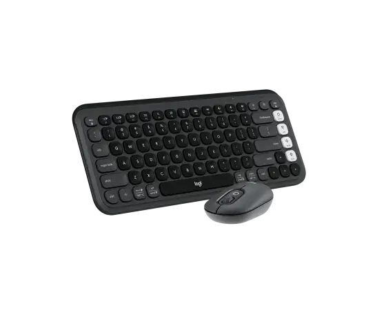 Logitech POP Icon Keyboard, + Mouse (Combo) Graphite