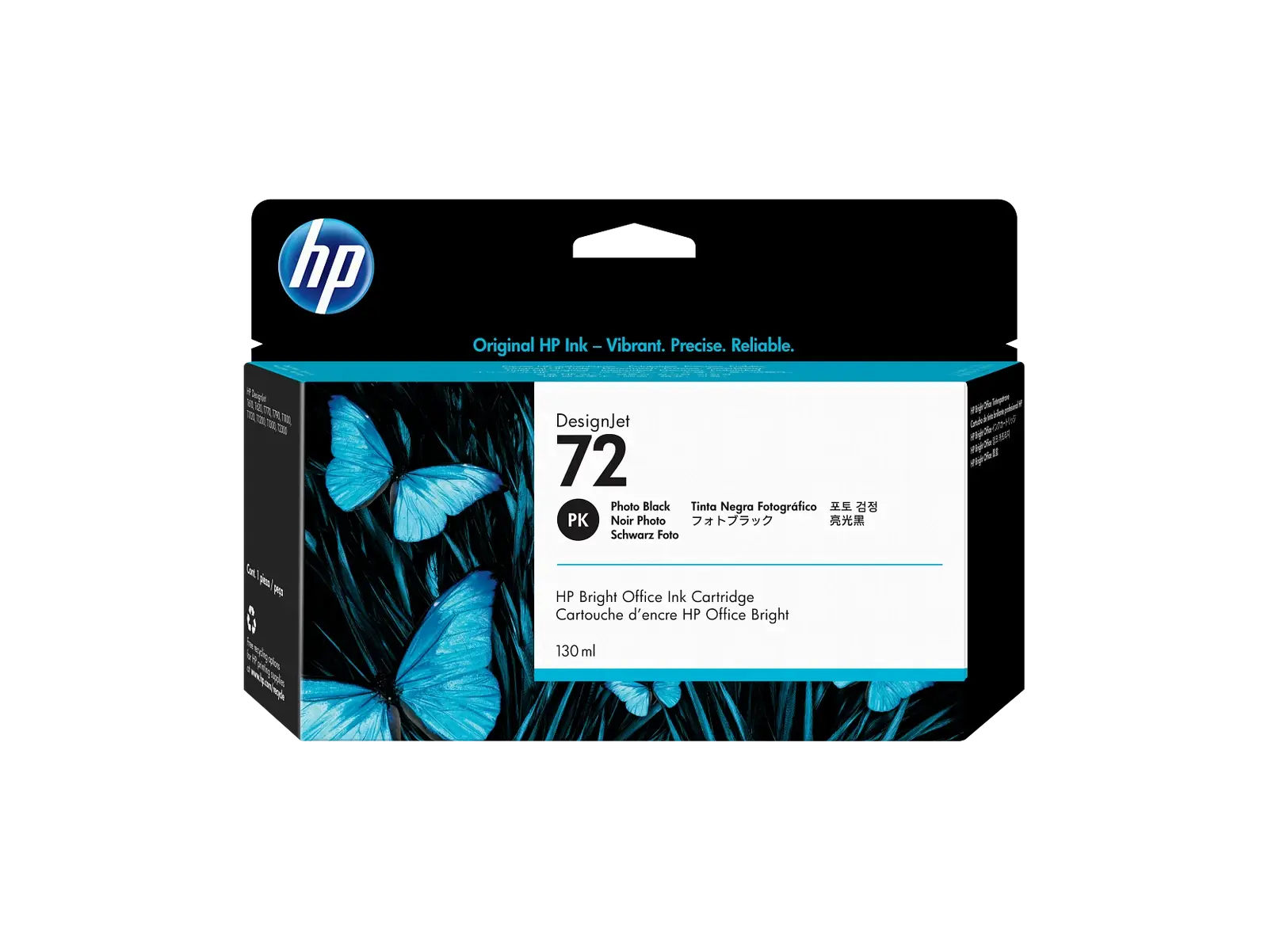 HP 72, Photo Black DesignJet Ink Cartridge C9370A