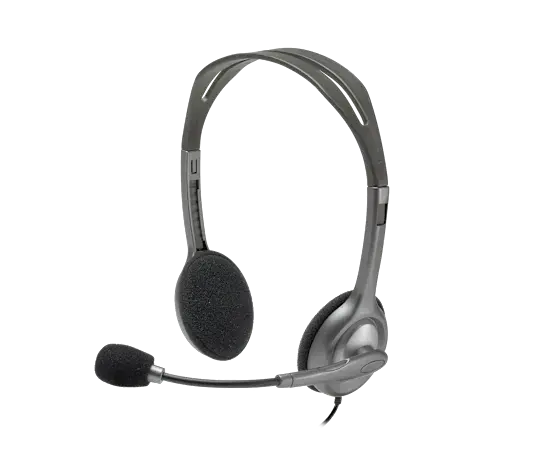 Logitech H110 Stereo Headset Black