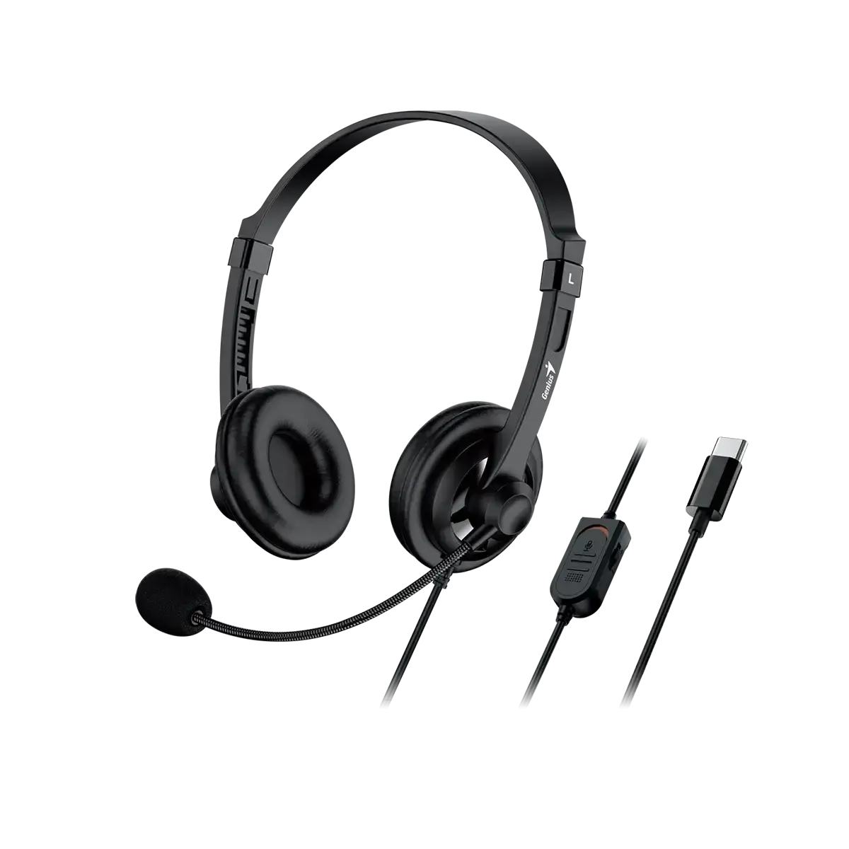 Genius HS-230U USB-C Headset Black