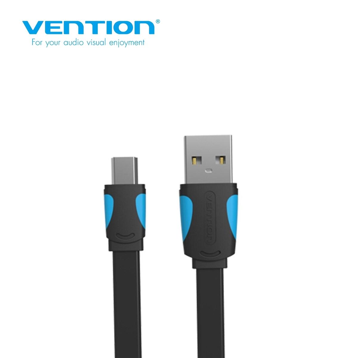 VAS-A14-B200 Vention Flat Mini USB 2.0 Cable 2m