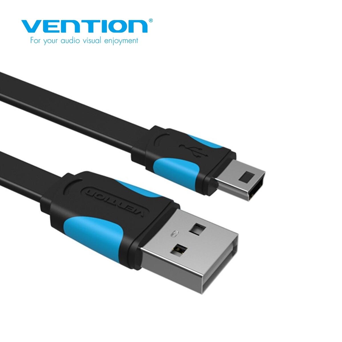 VAS-A14-B200 Vention Flat Mini USB 2.0 Cable 2m