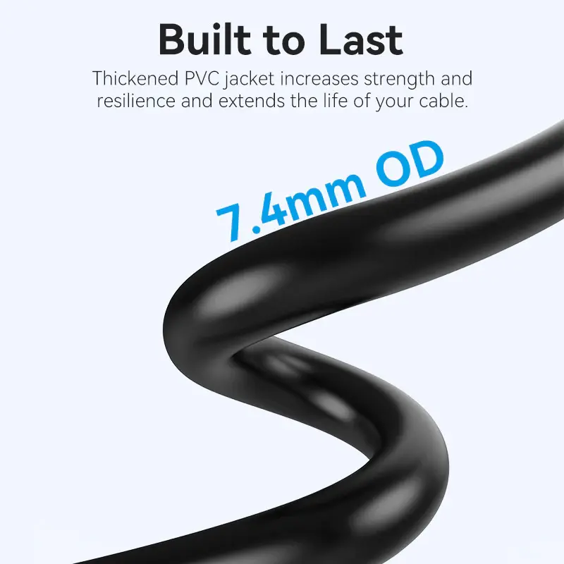 ALIBL, Vention HDMI-A Male to Male 4K HD Cable PVC Type 10M Black