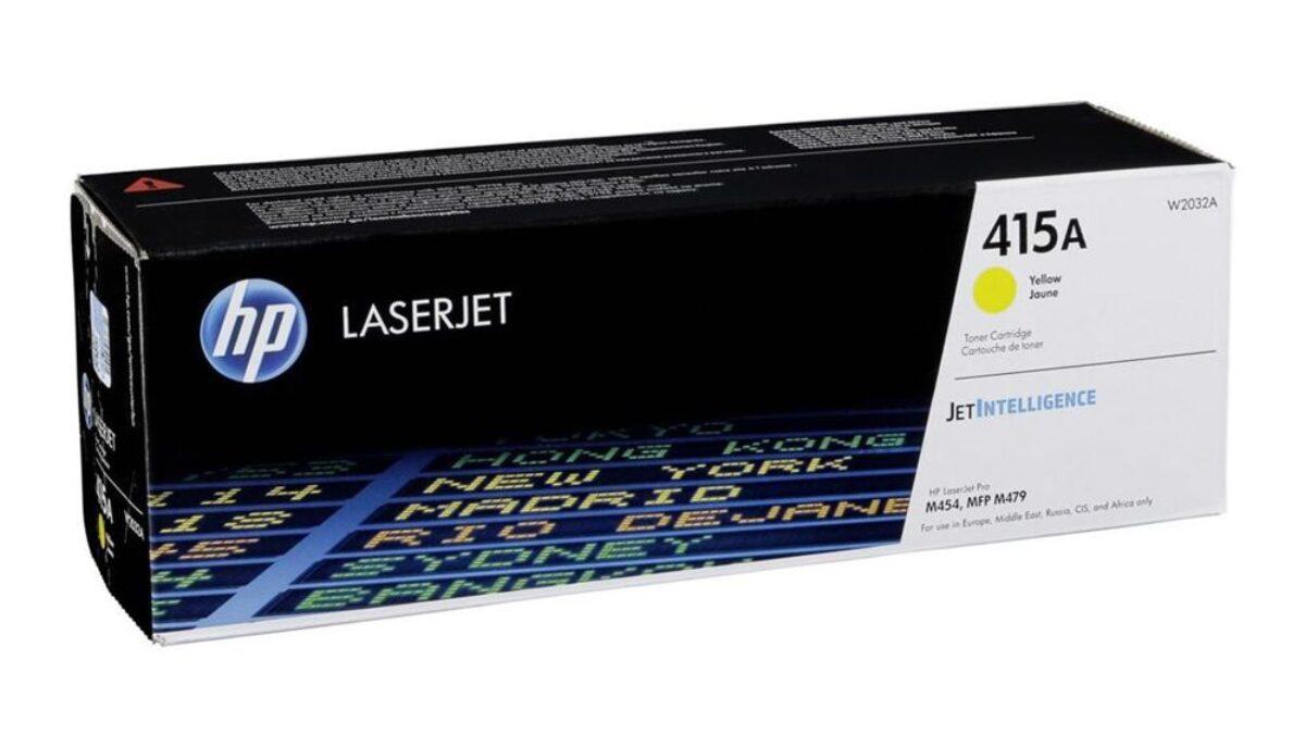 415A HP Toner Cartridge, Yellow W2032A