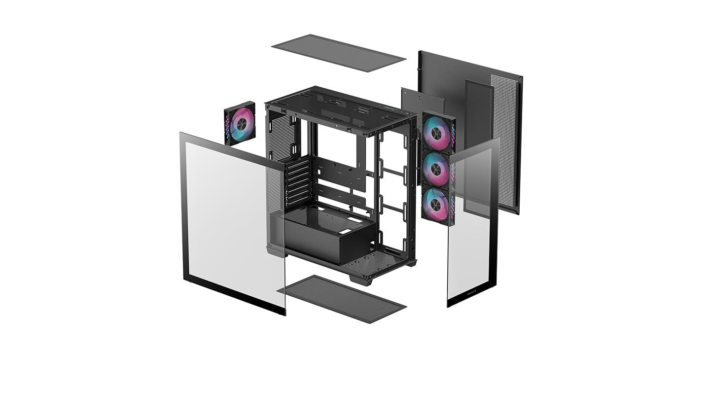 DeepCool CG580 4F V2, Case Black