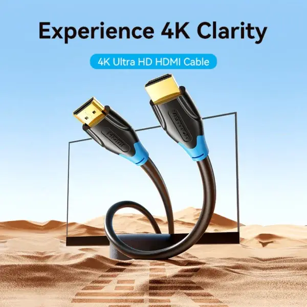 AACBQ, Vention HDMI Male to Male Cable 20M Black