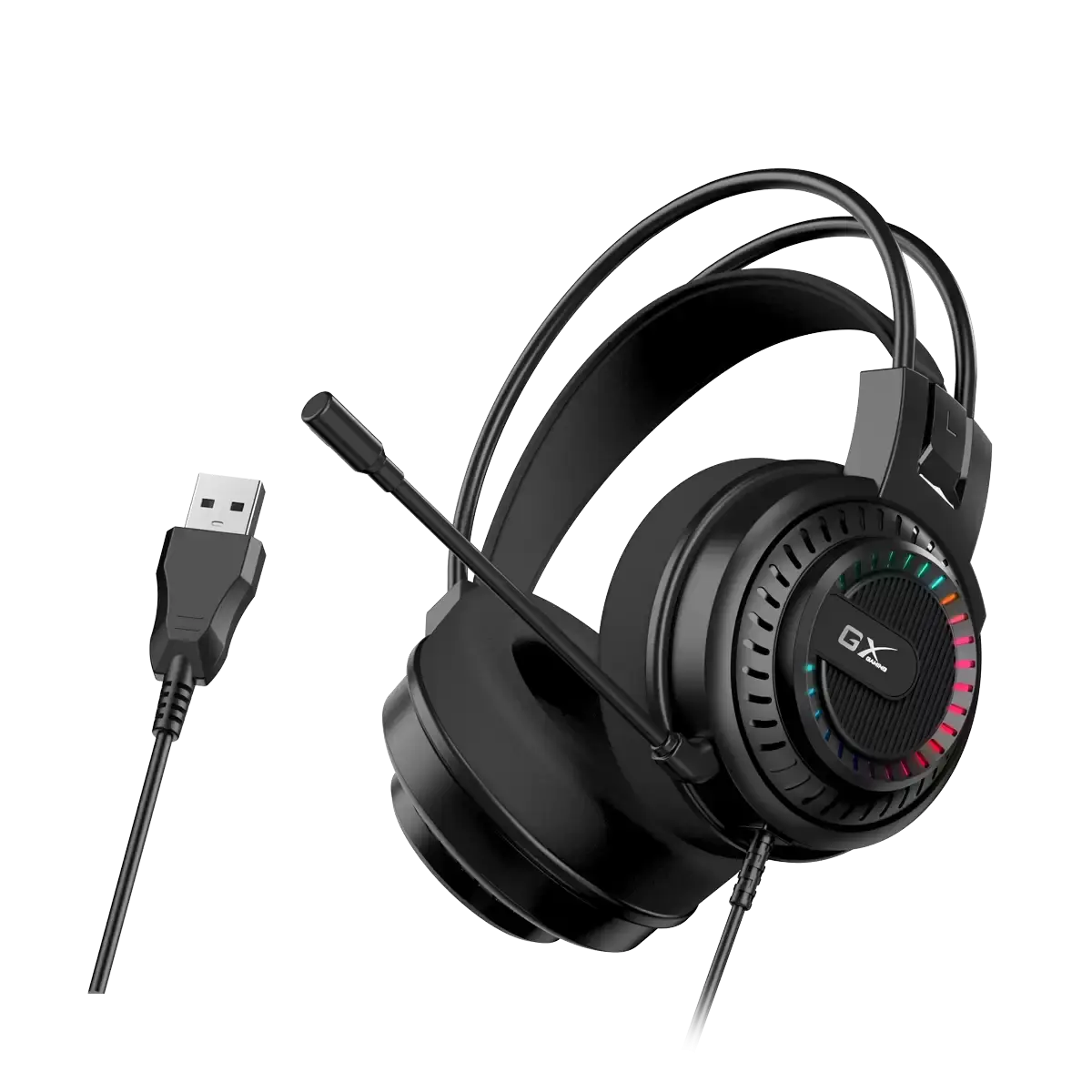 Genius HS-GX570U USB Gaming Headset Black