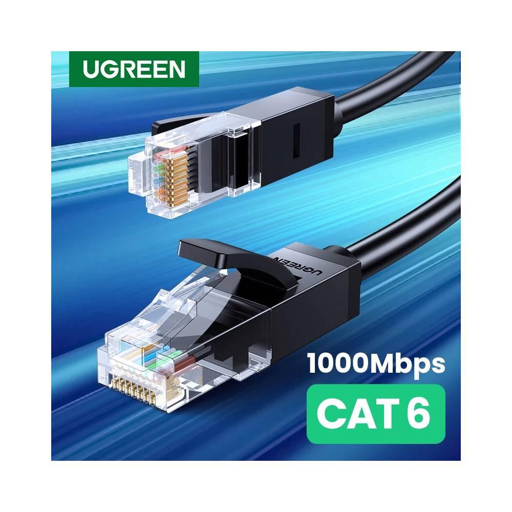 NW102 UGREEN (20164) Cat 6 UTP Lan Cable 10m (Black)