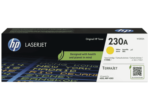 230A HP Toner Cartridge, Yellow, W2302A