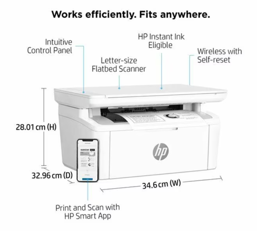 HP LaserJet MFP M141w Printer