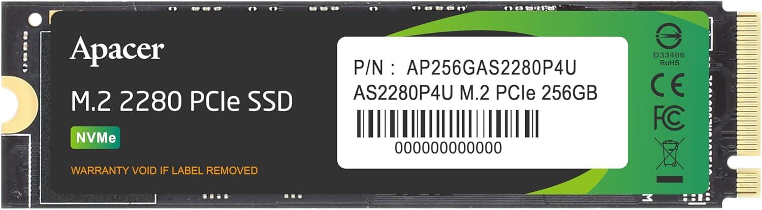 Apacer M2 SSD, AS2280P4U M.2 PCIe 512GB, Standard(Single)