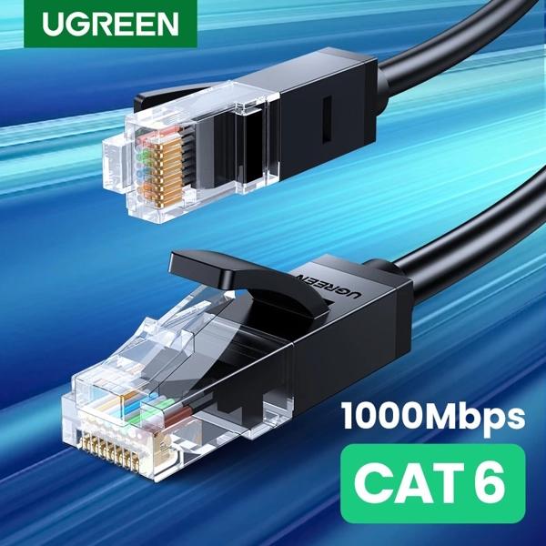 NW102 UGREEN (20162) Cat 6 UTP Lan Cable 5m (Black)