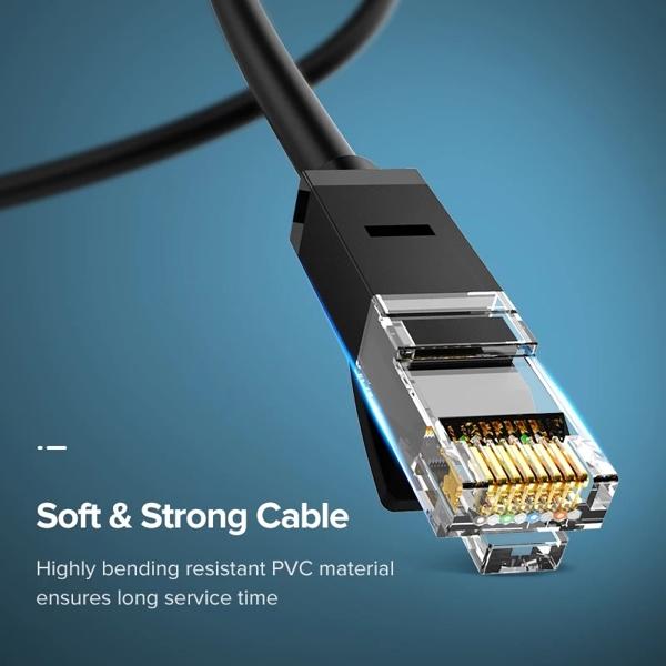 NW102 UGREEN (20162) Cat 6 UTP Lan Cable 5m (Black)