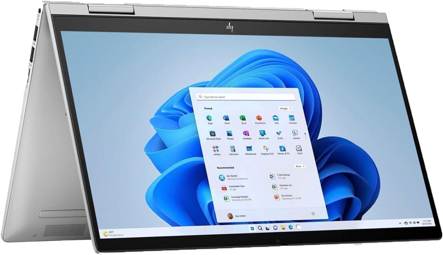 ENVY x360 2-in-1 HP Notebook, 16" FHD+ IPS Touch/Ultra 7 155U/16GB DDR5-6400/1TB SSD/Backlit KB/Glacier Silver/W11H/1Yw